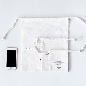 High Quality Personalize LOGO Custom Cotton Muslin Drawstring <b>Bags</b> Recyclable Cotton <b>Fabric</b> Drawstring Gym Sports <b>Bags</b> - Product Image 4