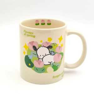 Tasses à <span class=keywords><strong>café</strong></span> en céramique personnalisées, style crème, esthétiques, vintage, vierges, mignonnes, fleurs, Noël - Product Image 1
