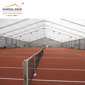 Outdoor prefabricated tennis courts large sports event pvc tent hall big modular tents for tennis events with structure