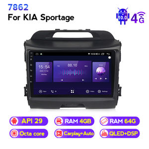 7862 6G + 128G QLED 4G LTE Car-Play Android 10 เครื่องเล่นดีวีดีรถยนต์ 2 DIN สําหรับKIA Sportage <span class=keywords><strong>3</strong></span> 2010 2011-2016 รถเล่นRDS Androidอัตโนมัติ - Product Image 5