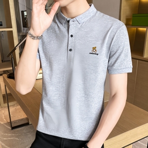 <span class=keywords><strong>Polo</strong></span> haut de gamme à manches courtes avec broderie ours, vente directe d'été, grande taille, imprimé uni, <span class=keywords><strong>polo</strong></span> pour homme - Product Image 6
