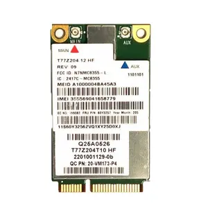 جهاز تحديد المواقع اللاسلكي, MC8355 Mini PCI-e لاسلكي 3G WWAN HSPA GPRS GPS بطاقة FRU 60Y3257 لـ W530 T430 X230 T430