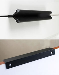 Poignée de tirage invisible en alliage d'aluminium pour armoires de cuisine, chambre, salon, hôtel, école, commodes - Design contemporain - Product Image 5