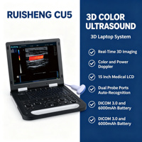 Échographe Doppler Couleur 3D Portable RUISHENG CU5 avec Double Sonde DICOM 3.0 pour Obstétrique/Gynécologie et Cardiologie