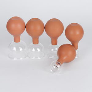 Ventosas de vidrio para terapia de masaje, Copas de succión gruesas, frasco de diferente tamaño, cuerpo completo - Product Image 5