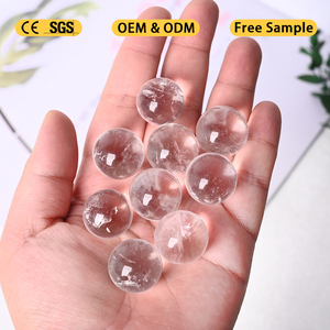 Esfera de Cristal Natural Pulida a Mano, Mini Esfera de Cuarzo Transparente de 2 cm para Decoración - Product Image 6