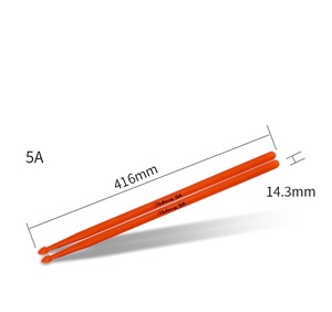 Venta caliente precio barato 5A baquetas de nailon para principiantes baquetas de plástico accesorios para instrumentos musicales - Product Image 6