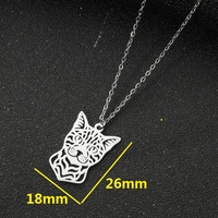 Gros Dames Simple Animal Pendentif Collier De Mode Chat Pendentif diamant coccinelle Collier