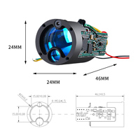 Module télémètre laser infrarouge LWNV7 600M 1000M 1500M – Capteur de distance laser