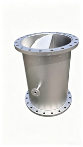 Miscelatore Statico Flangiato in Linea, Dimensioni Personalizzate, Miscelatore di Fluidi a Stazionarietà, Supporto di Fabbrica, Design con Accordio NDA, Preventivo Rapido in 24h - Product Image 2
