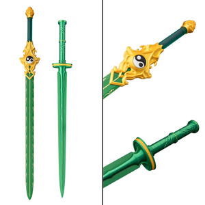 Épée en bois de Qingzhu Peak <span class=keywords><strong>Cloud</strong></span> <span class=keywords><strong>Sword</strong></span>, accessoire de cosplay inspiré des biographies de culture mortelle du cinéma et de la télévision - Product Image 1