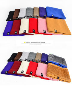 Écharpe chaude d'hiver pour garçons, filles, enfants, bébé, cache-cou, col épais en laine, snood en coton tricoté, anneau de protection contre le froid - Product Image 5