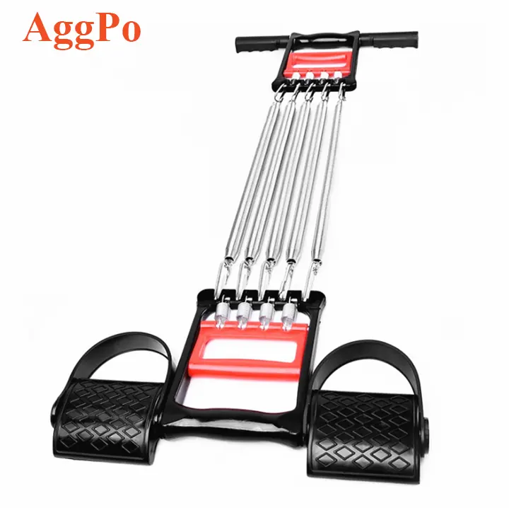 5 Springs Chest Expander 3で1 Home Fitness Equipment Arm Muscle Exerciser Hand Grip Strengthener Pedal Pull Rope Band