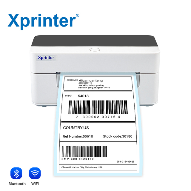 Xprinter XP-D463B Professional Printer 4 Inch Thermal Printer High Speed 152mm/s Shipping Label Printer