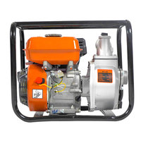 Pompe hydraulique haute pression monocylindre 13 CV 4'' 100 mm à deux temps OEM WP100 pour usage agricole et incendie