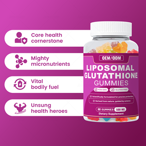 OEM Private Label Beste Private Label Liposomale Glutathion Gummies Leverancier Suiker Vrij Natuurlijke Smaak Liposomale Glutathion - Product Image 2