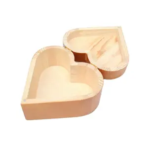 Heart Shape Storage Box with Accessory Storage for Storing Items Gift and Family