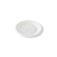 Assiette moulée en canne à sucre recyclée, biodégradable et compostable, blanche, 10 pouces, 3 compartiments, pour emballage alimentaire de fête et buffet