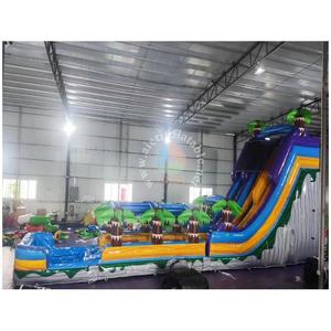 Toboggan aquatique gonflable tropical géant sur mesure <span class=keywords><strong>de</strong></span> 49 pieds, qualité commerciale, pour parcs aquatiques et locations en extérieur - Product Image 3