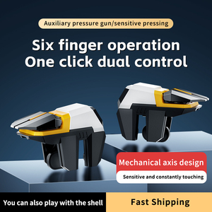 Controlador de juego DY11Joystick Joysticks de disparo automático y controladores de juego Enlace de seis dedos Controlador de juego para comer pollo - Product Image 3