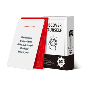 Nuevo Producto Transfronterizo: Juego de Cartas de Mesa para Descubrir Tu Verdadero Yo, un Juego de Cartas para Encontrar y Explorar Tu Auténtico Esencia, Entretenimiento - Product Image 4