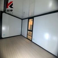 Maison portable extensible à 3 chambres, conteneurs pliables de 40 pieds, design modulaire préfabriqué moderne, finition de luxe