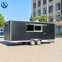 Remorque alimentaire Honlu, unité mobile de restauration de rue pour la restauration, les événements, les marchés et les services à emporter