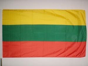 Bandiera della Repubblica di Lituania 90x150cm (3x5 piedi) Stampata su Due Lati, Pronta per la Spedizione - Product Image 1