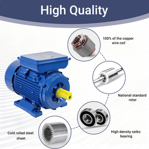 Motor Induksi Tanpa Sikat ML Electricity 220v 2800rpm 1.1kw 1.5hp Motor Listrik AC Satu Fasa - Product Image 3