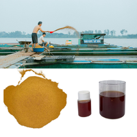 Aliment pour Tilapia : Protéines de Maïs Fermentées 42% Acides Aminés de Qualité Alimentaire 100% Solubles dans l'Eau pour Poissons et Crevettes Aquatiques