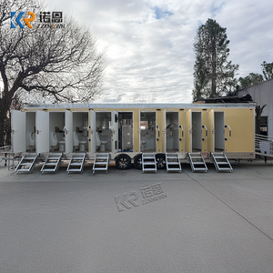 Cabine de toilettes mobile de luxe de haute qualité, unité sanitaire modulaire pour les opérations de tourisme en parc - Product Image 5