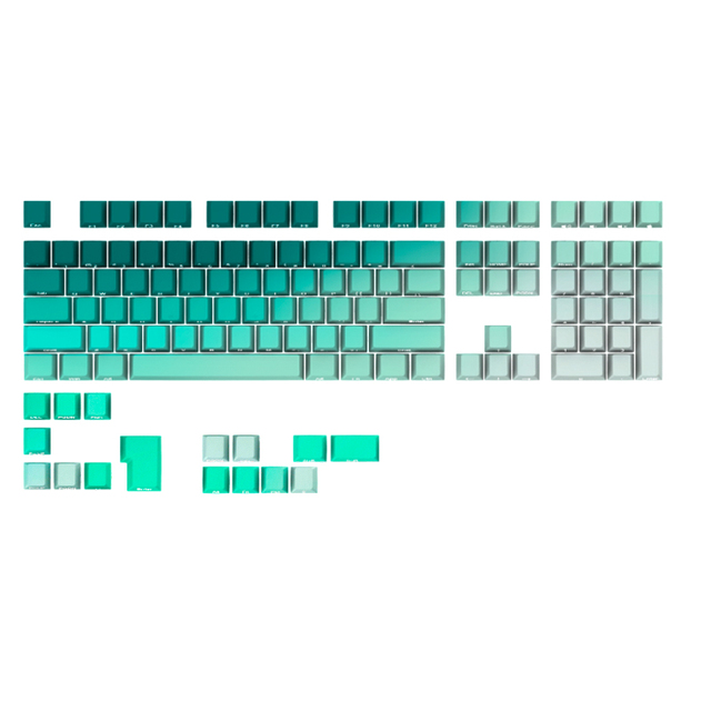 Dye Sublimation Pbt Plastic  Spanish Espanol Iso German Layout 70% Keycap Set Cypress Botanical Keycaps for Diy Keyboard