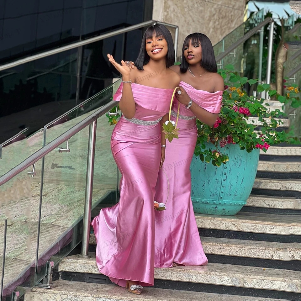 off the shoulder mermaid bridesmaid dresses Allison Off-The-Shoulder Mermaid Formal Dress main image 0