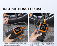 New Arrival Car Accessories 150Psi Cordless Automatic Portable Tire Inflator