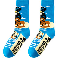 Chaussettes Jacquard en Coton pour Hommes Whale, Motifs Animaux, Musique, Poker, En Stock, Chaussettes Amusantes et Tendance pour l'École