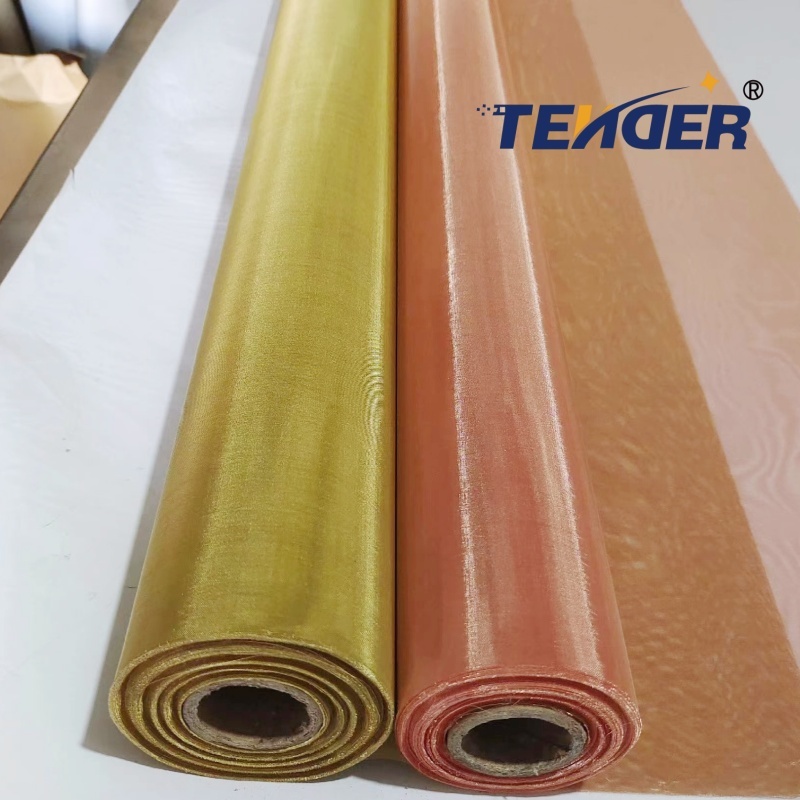 Copper Crimped Woven Wire Mesh 1