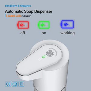 <span class=keywords><strong>Dispensador</strong></span> <span class=keywords><strong>de</strong></span> Jabón Automático <span class=keywords><strong>de</strong></span> Espuma, Moderno, Sin Contacto, con Sensor Infrarrojo, Montado en la Pared, <span class=keywords><strong>Recargable</strong></span> por USB, Silencioso y <span class=keywords><strong>de</strong></span> Respuesta Rápida - Product Image 4