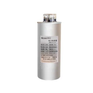Condensateurs de filtre AC triphasés personnalisés condensateur de facteur de puissance condensateur de puissance