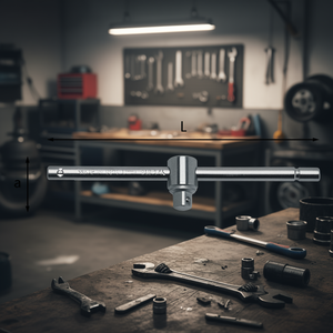 Barre d'extension pour clé à molette 240 3/8 N, pour outils à douilles, longueur L, diamètre A - Product Image 3