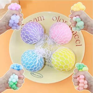 Rainbow Sensory Stress Relief Ball Squishy 3D Fidget Toys for Adults <b>Kids</b> Anti-Anxiety Silent Non-Toxic Toy for Office Classroom - Product Image 3