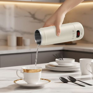 Portable Stainless Steel <b>Kettle</b> Digital Multi-Stage <b>Temperature</b> <b>Control</b> 400ml Capacity Household Travel Use Energy Digital Multi - Product Image 1