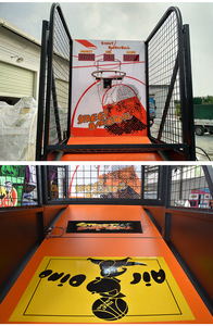 2026 Machine de <span class=keywords><strong>basket</strong></span>-ball professionnelle d'arcade à monnayeur, jeu de simulation de <span class=keywords><strong>basket</strong></span>-ball de rue pour centre de jeux, certifiée CE, norme européenne - Product Image 6