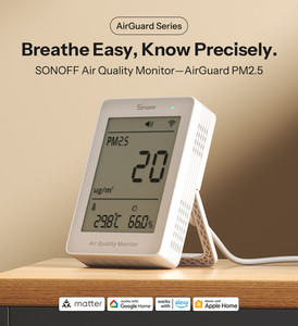SONOFF SAWF-07P AirGuard PM2.5/PM10 Matter Over <span class=keywords><strong>Wi</strong></span>-<span class=keywords><strong>Fi</strong></span> Moniteur de Qualité de l'Air Compatible Matter Intégration Intelligente Alexa Apple Home - Product Image 6