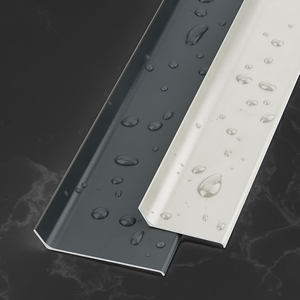 Belles couleurs livraison directe échantillon gratuit <span class=keywords><strong>profilé</strong></span> en aluminium brossé en alliage <span class=keywords><strong>d</strong></span>'aluminium plinthe murale - Product Image 1