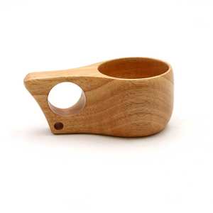 Divertente campeggio barile di <span class=keywords><strong>legno</strong></span> tazza di caffè tazze d'acqua bere birra al latte con manico - Product Image 6