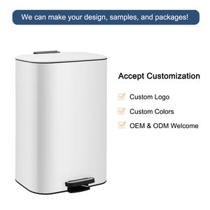 Factory Direct Sleek Stainless Steel Step Trash Can 6L-30L <strong>Pedal</strong> Rubbish <strong>Bin</strong> 90&deg; Stay Open Lid <strong>Dual</strong> <strong>Bin</strong> Modern Dustbin Kitchen - Product Image 3