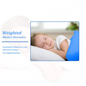 แผ่นรองรับแรงกดแบบยืดหยุ่นสำหรับเด็ก สีฟ้า สำหรับช่วยการนอนหลับ อายุ 4-6 ปี - Product Image 4