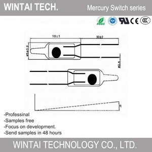 Wintai-tech Trung Quốc nhà sản xuất 10A thủy ngân chuyển đổi 5mm thủy ngân nghiêng chuyển đổi thủy ngân chuyển đổi - Product Image 6