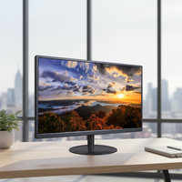 Écran LCD d'ordinateur de bureau FHD 21,5/22/24 pouces, écran LED 75 Hz, moniteur d'ordinateur pour le jeu