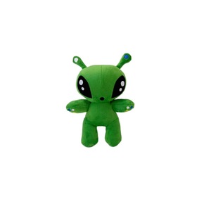 Nouveau jouet en peluche super doux AFTONSPARV vert <span class=keywords><strong>Alien</strong></span> avec doublure en maille de remplissage en coton PP soulagement du Stress - Product Image 3